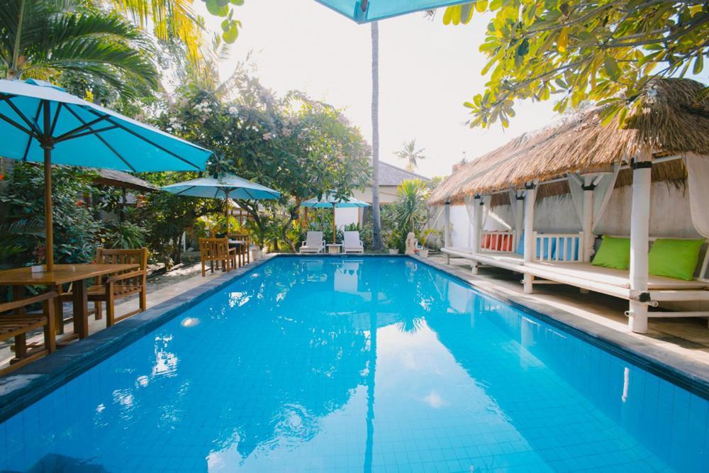 Unzipp Bungalows Gili Air Esterno foto
