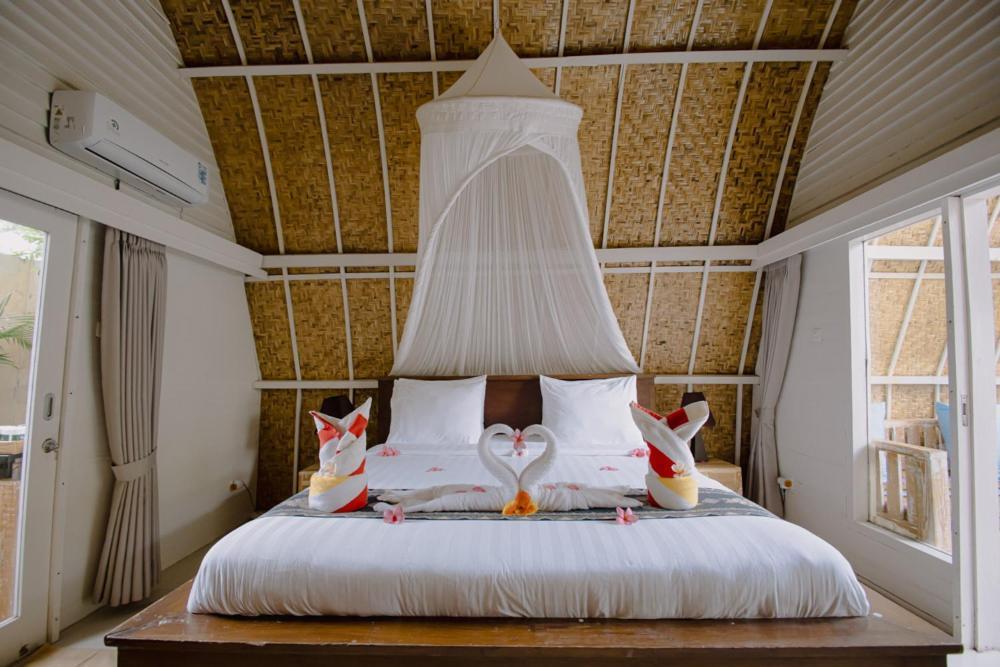 Unzipp Bungalows Gili Air Esterno foto